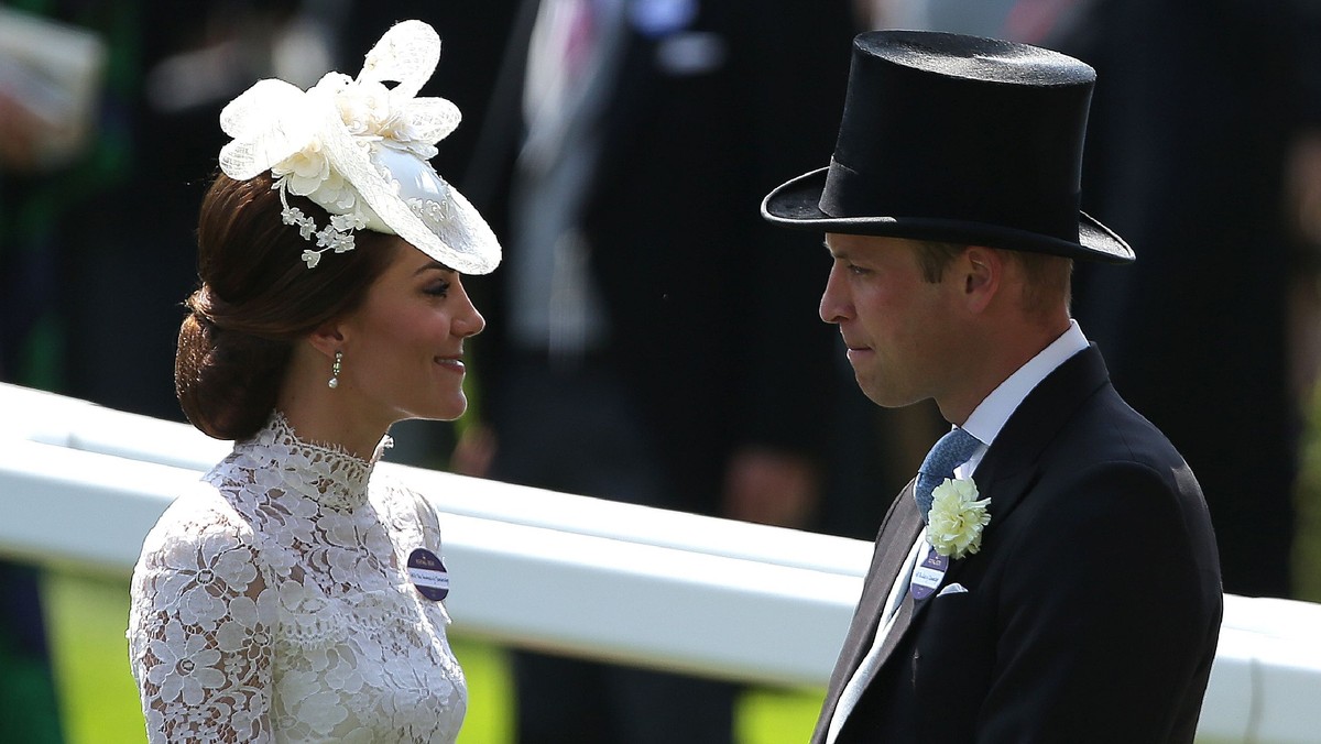 Kate i William w Ascot