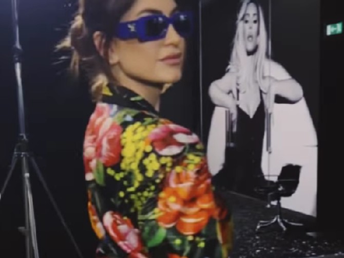 Ena Luna na D&G reviji u Milanu 