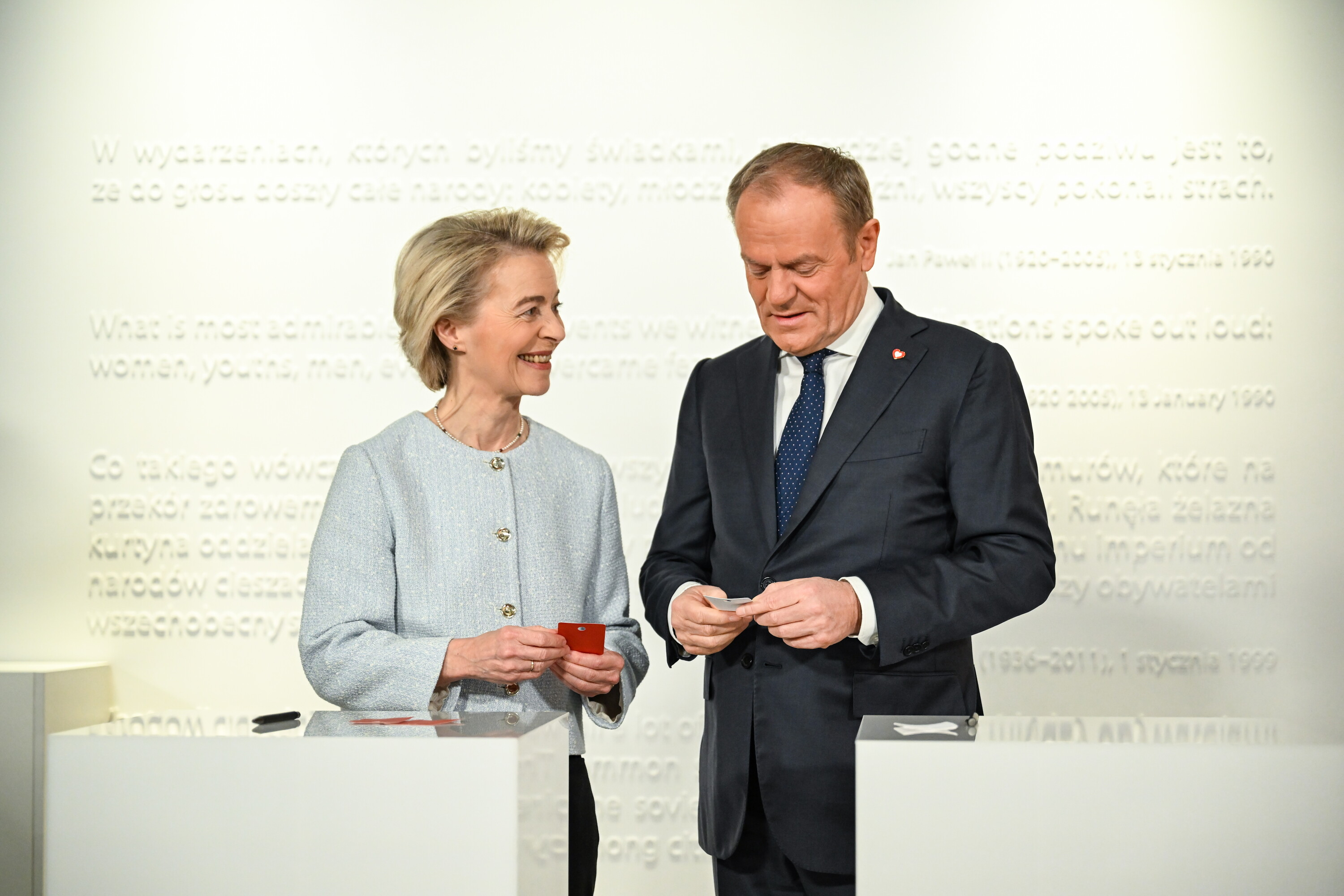 Tusk spotka von der Leyen na granicy z Białorusią