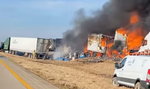 Gigantyczny karambol na autostradzie w Missouri. Co najmniej 5 osób zginęło