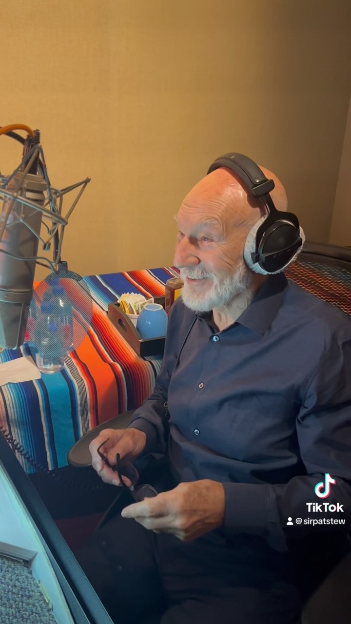 Britský herec Patrick Stewart.