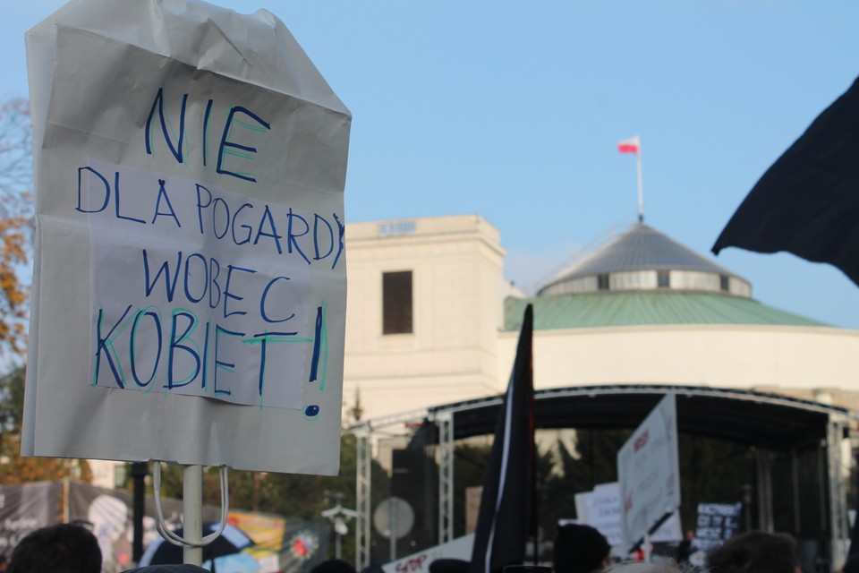 Strajk Kobiet Czarny Protest Sejm. Piotr Halicki 14