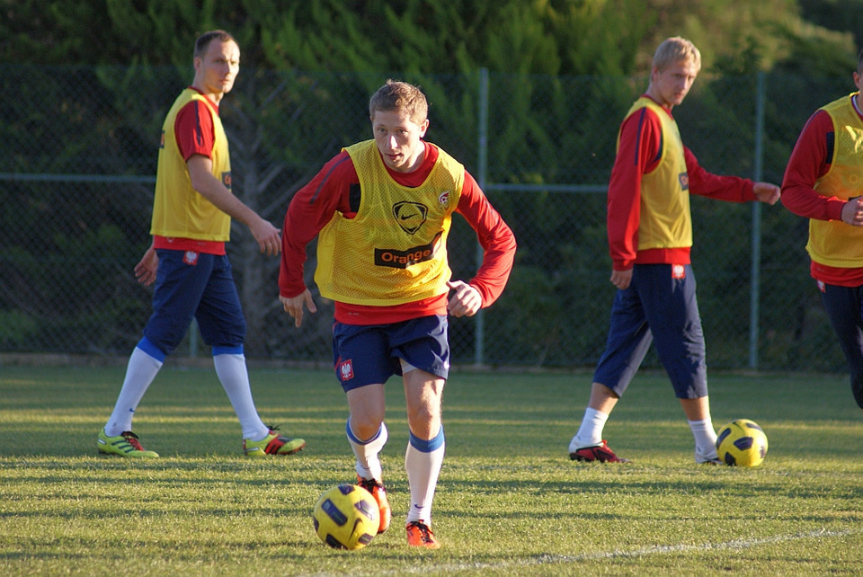 Trening reprezentacji Polski w Portugalii