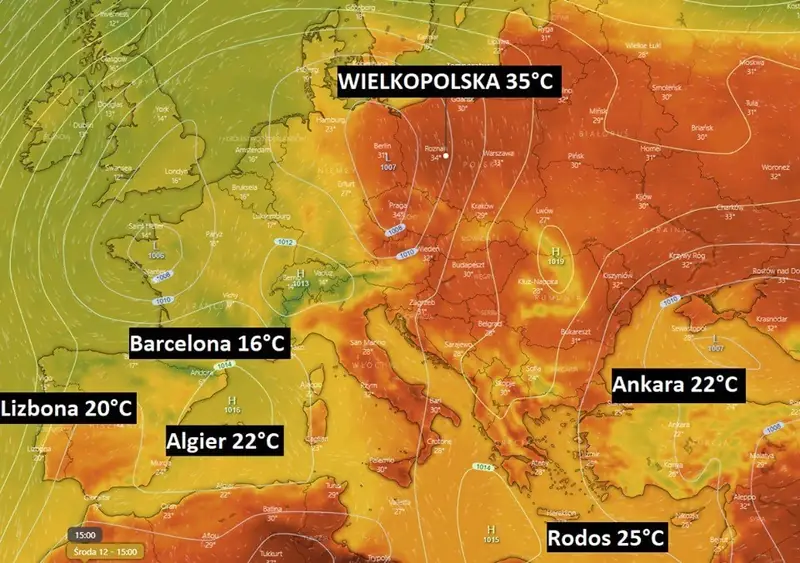 Prognoza pogody na środę 12 czerwca / fot. WTK.tv