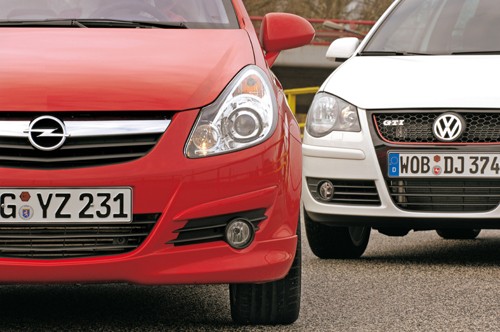 Opel Corsa 1.6 GSi &amp; VW Polo 1.8 GTI - GSi czy może GTI?