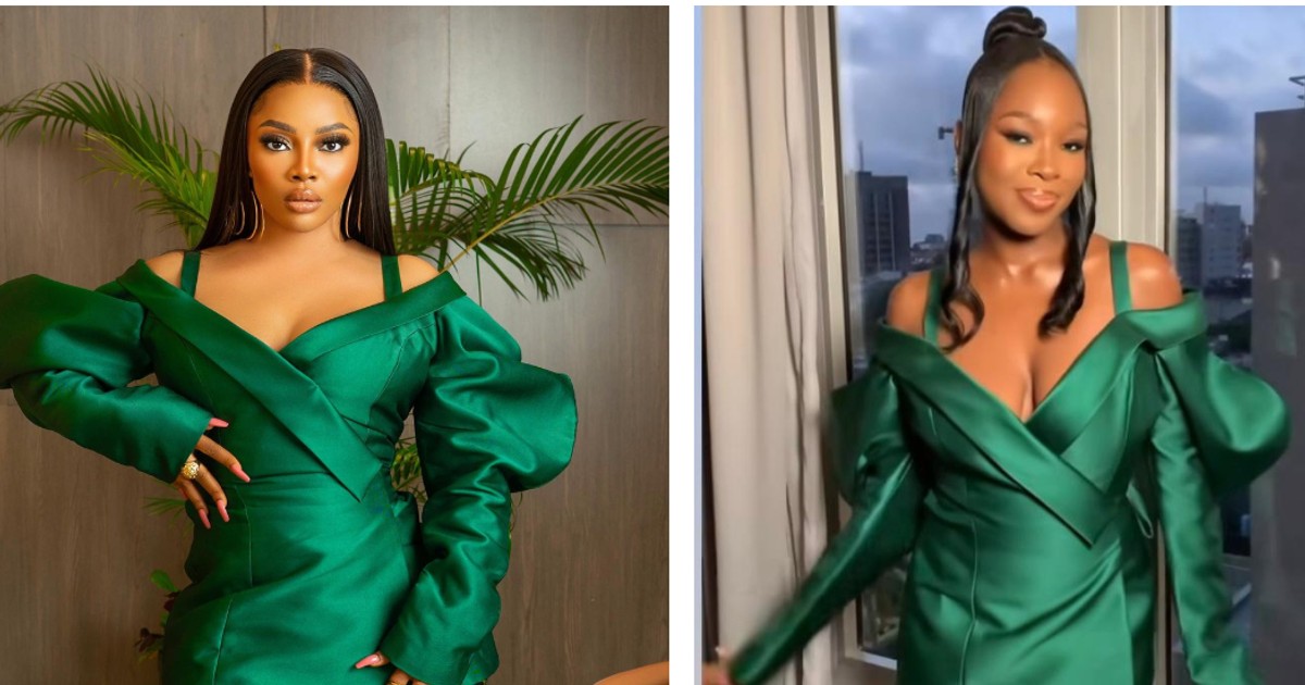 Who wore it better? Vee Iye and Toke Makinwa twinning in green blazer - Vimarsana News