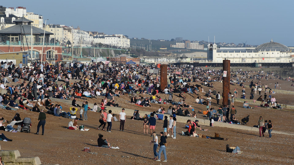 Plaża w Brighton, Wielka Brytania