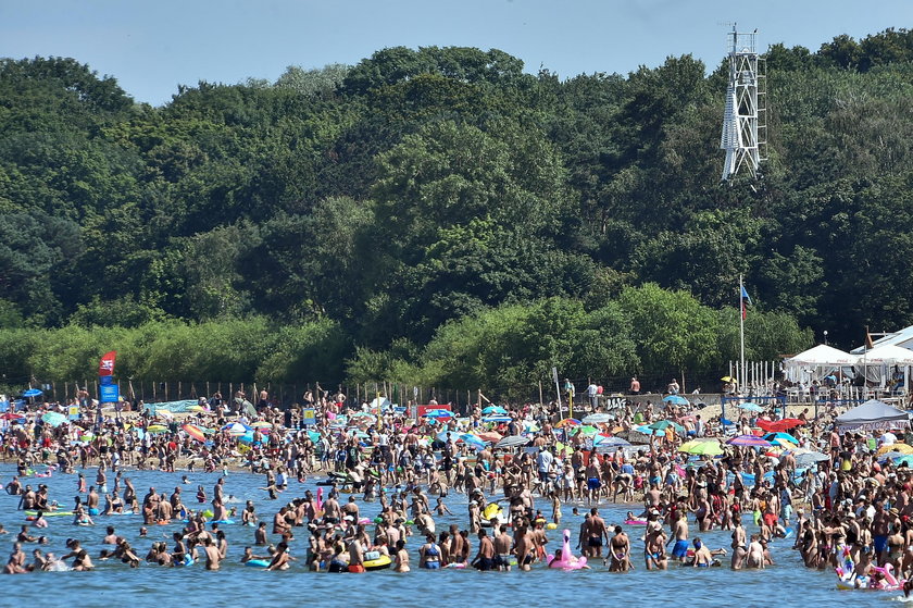 Tłumy na plażach