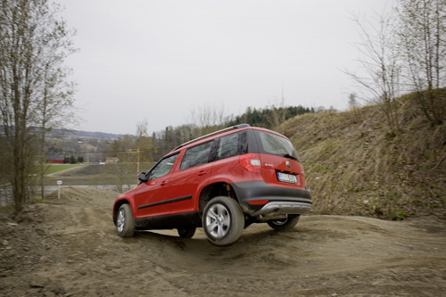 Skoda Yeti - pierwsza  próba w terenie