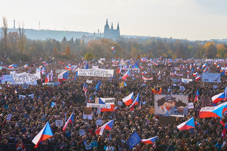 Park Letná, protesty