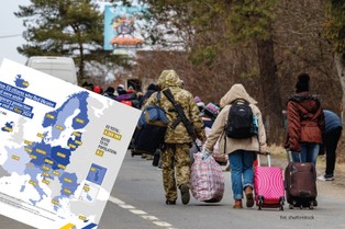 Polska z drugą najwyższą liczbą uchodźców z Ukrainy w całej UE. Są nowe dane [MAPA]