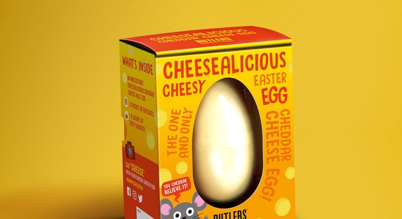 cheese easter egg