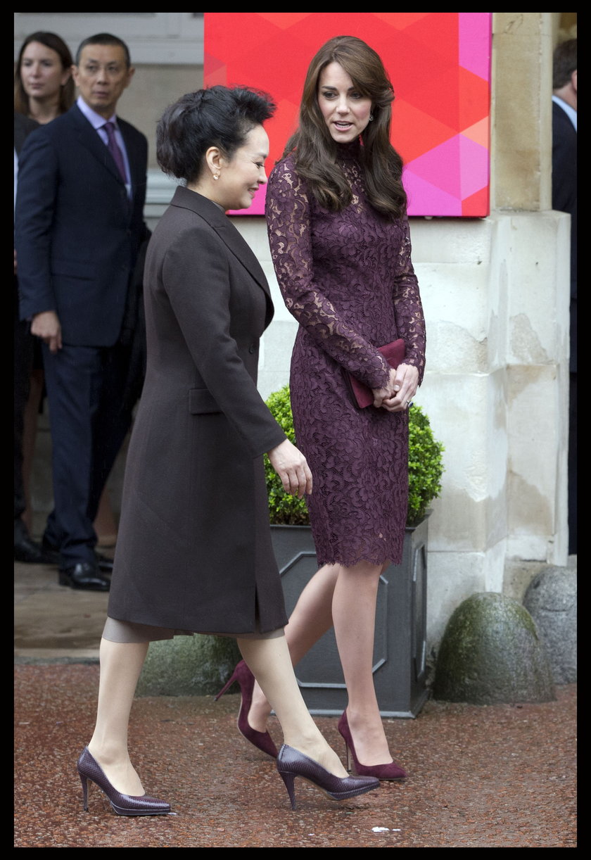Pierwsza dama Chin i księżna Kate. Obie postawiły na klasyczną elegancję