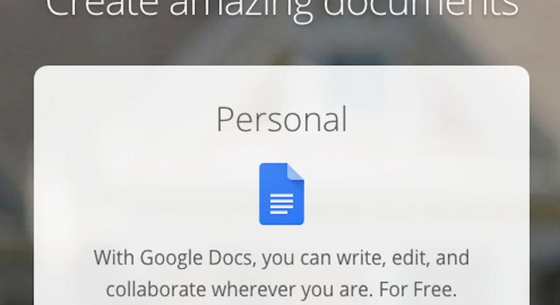 google docs intro