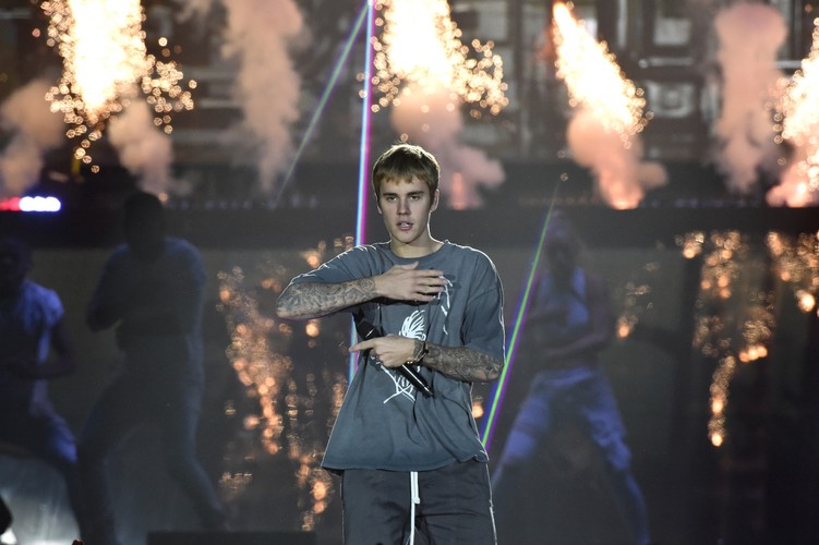 Justin Bieber na koncercie w Krakowie, w Tauron Arenie, 11 listopada 2016 roku