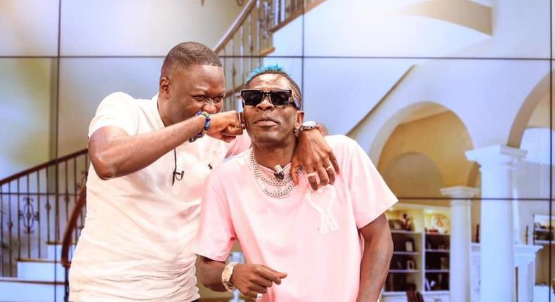 Shatta Wale and Arnold Asamoah Baidoo