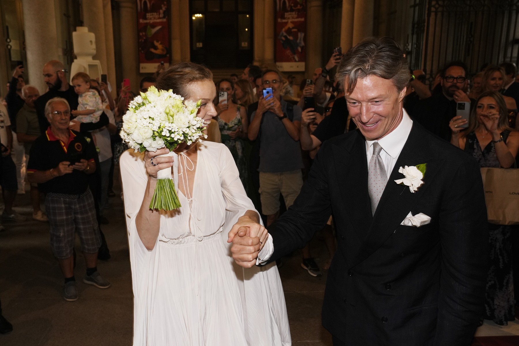 Eva Herzigová a Gregorio Marsiaj sa zosobášili v Turíne.