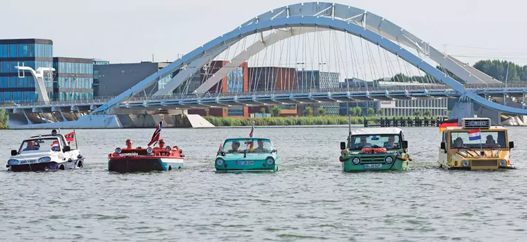 Pływające samochody - Dutton Surf, GAZ-46, Amphicar XL, Beijing Jeep i RMZ Amphi-Ranger