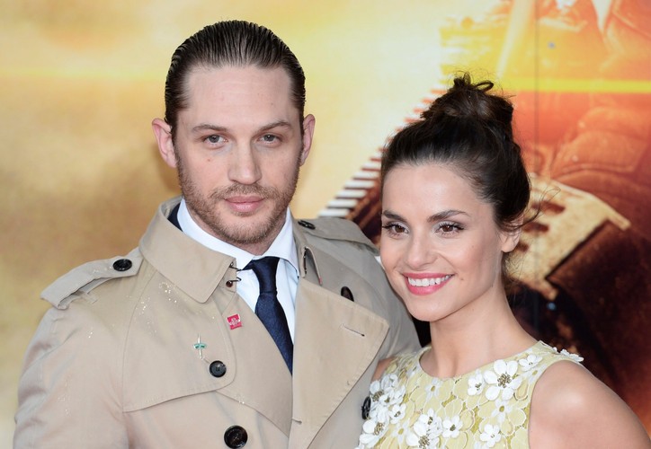 Charlotte Riley i Tom Hardy na premierze 'Na skraju jutra'