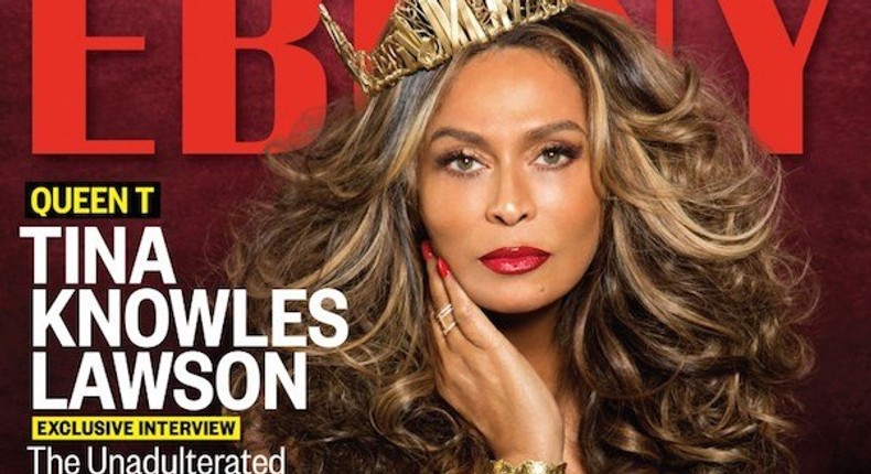 Tina Knowles cover Ebony Magazine July 2015 issue