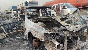 4 dead, 70 vehicles burnt in fuel tanker explosion in Rivers