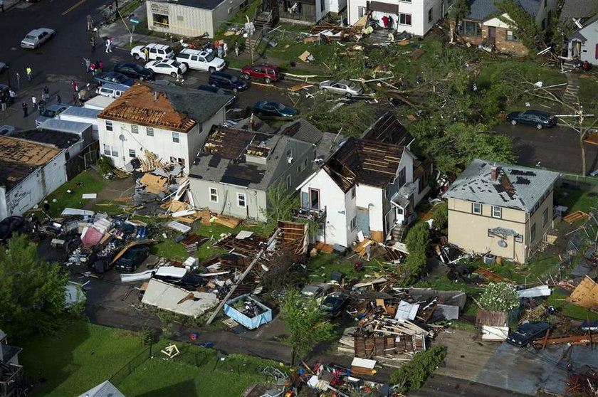 Zabójcze tornado w USA