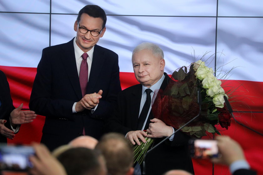 Mateusz Morawiecki i Jarosław Kaczyński