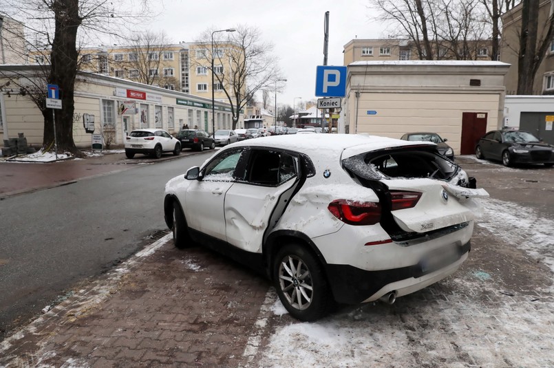 Uszkodzony samochód