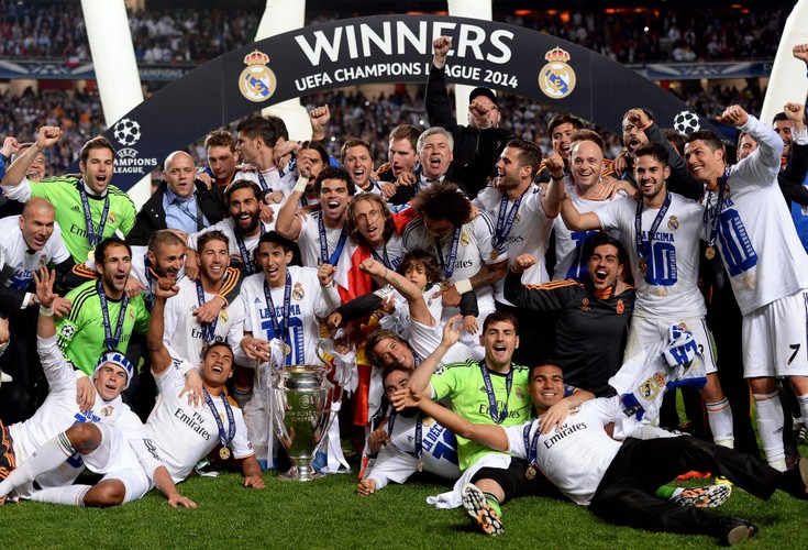 Tak Real cieszył się ze zdobycia 10. Pucharu Europy