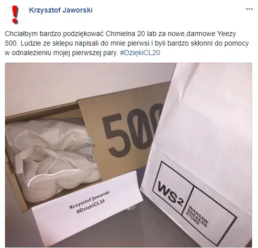 Nowe Yeezy Krzyśka