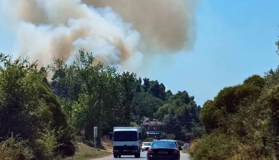 Požar na Halkidikiju