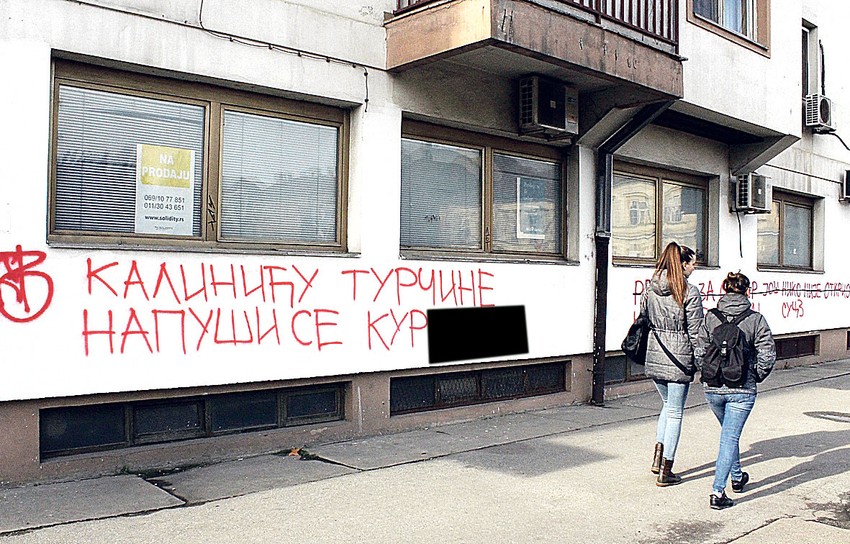 Bezumni grafit osvanuo u Subotici