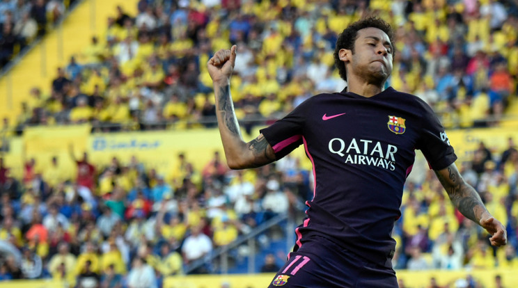 Neymar kiválóan játszott a Las Palmas ellen /Fotó: AFP