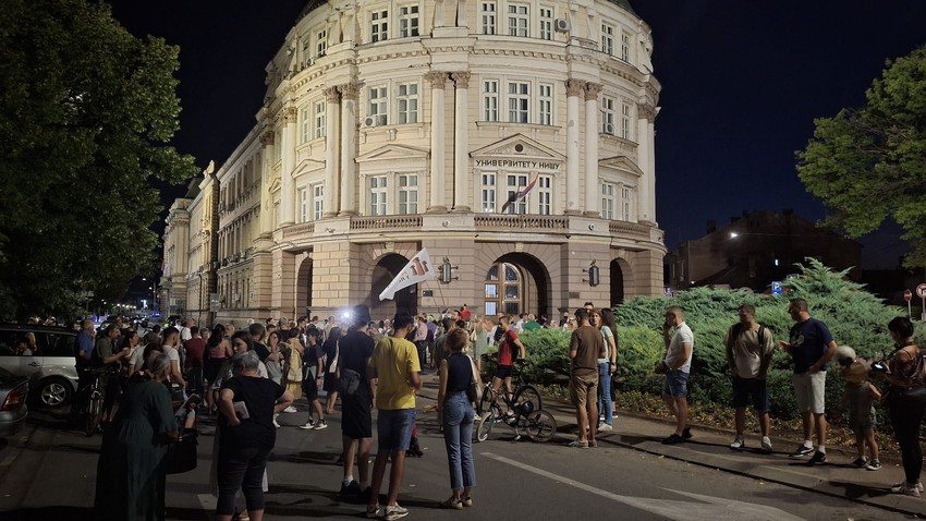 Niš protest