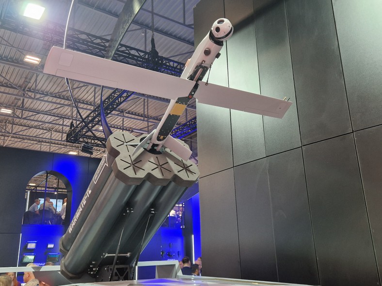 Bezzalogowiec Warmate-TL w trakcie MSPO 2025.