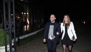 Dubravka i Damir Handanović stigli na proslavu kod Ace Sofronijevića