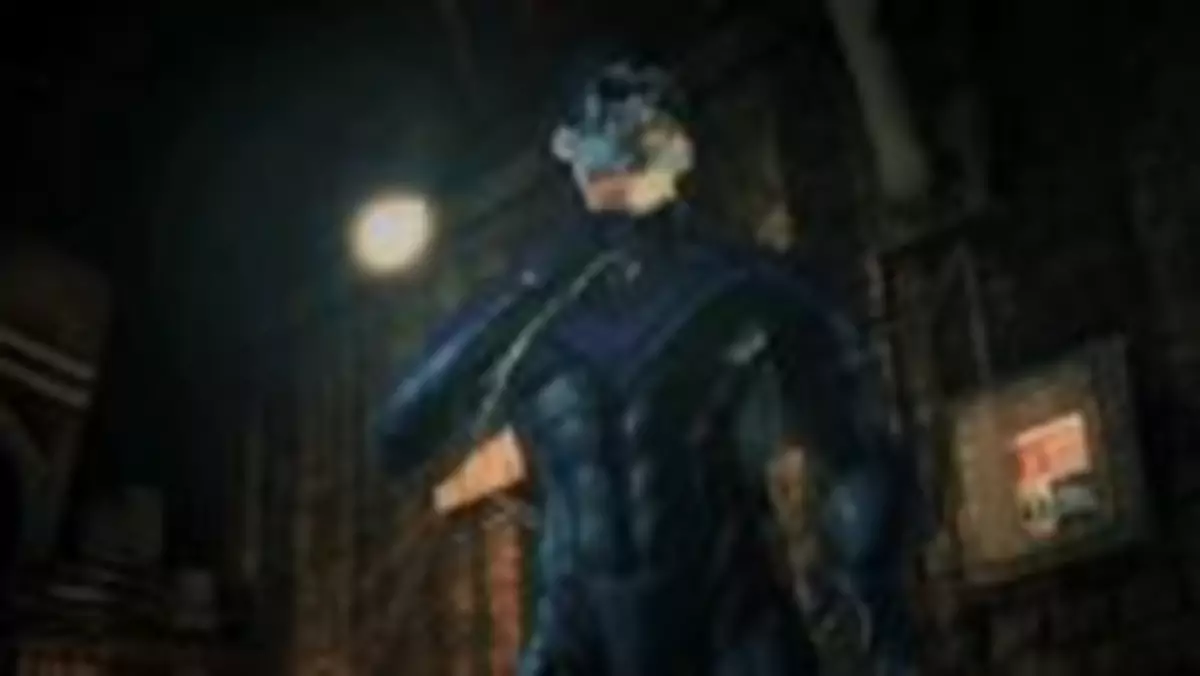 Nightwing z Arkham City w ruchu i w kolorze