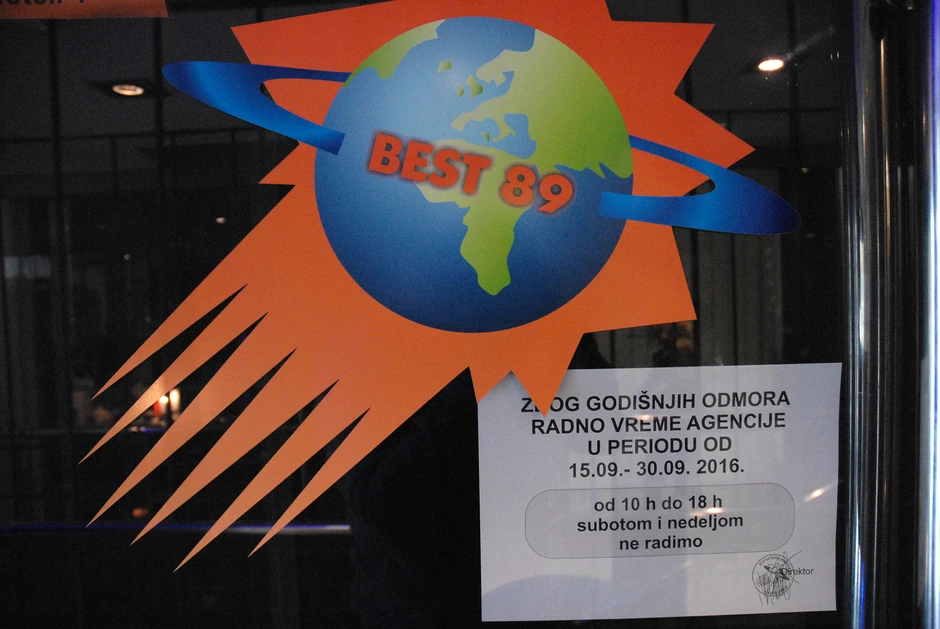 Nekadašnja turisticka agencija "Best 89"