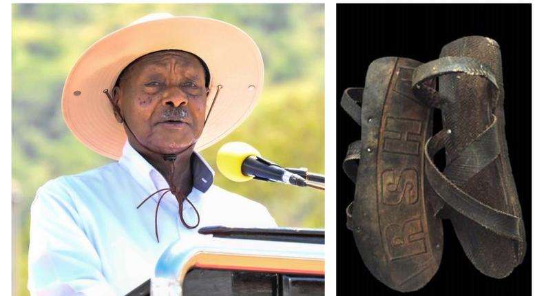 President Museveni says parents should be encouraged to by lugabire sandals for their children