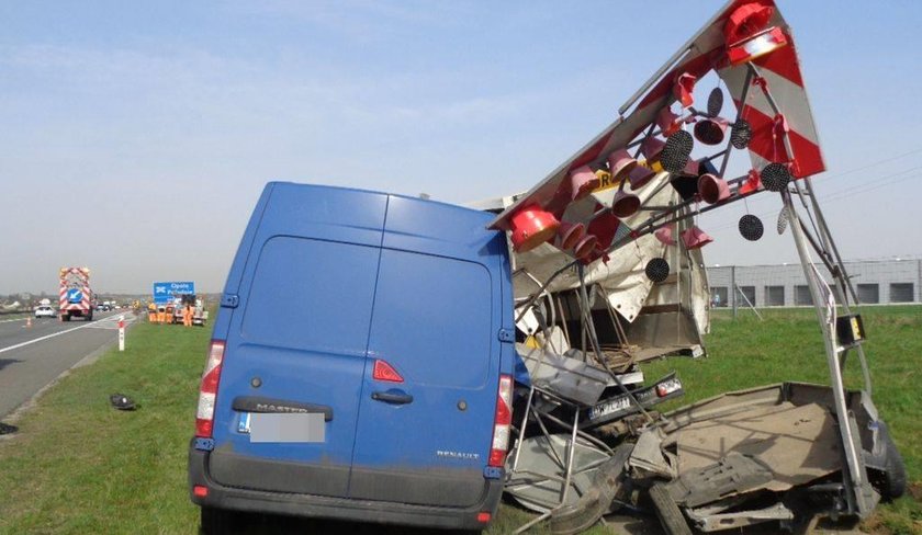 Wypadek na autostradzie