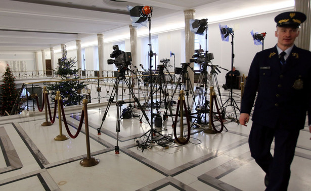 PO wystąpi do marszałka Sejmu o zapis kamer z 16 grudnia z Sali Kolumnowej