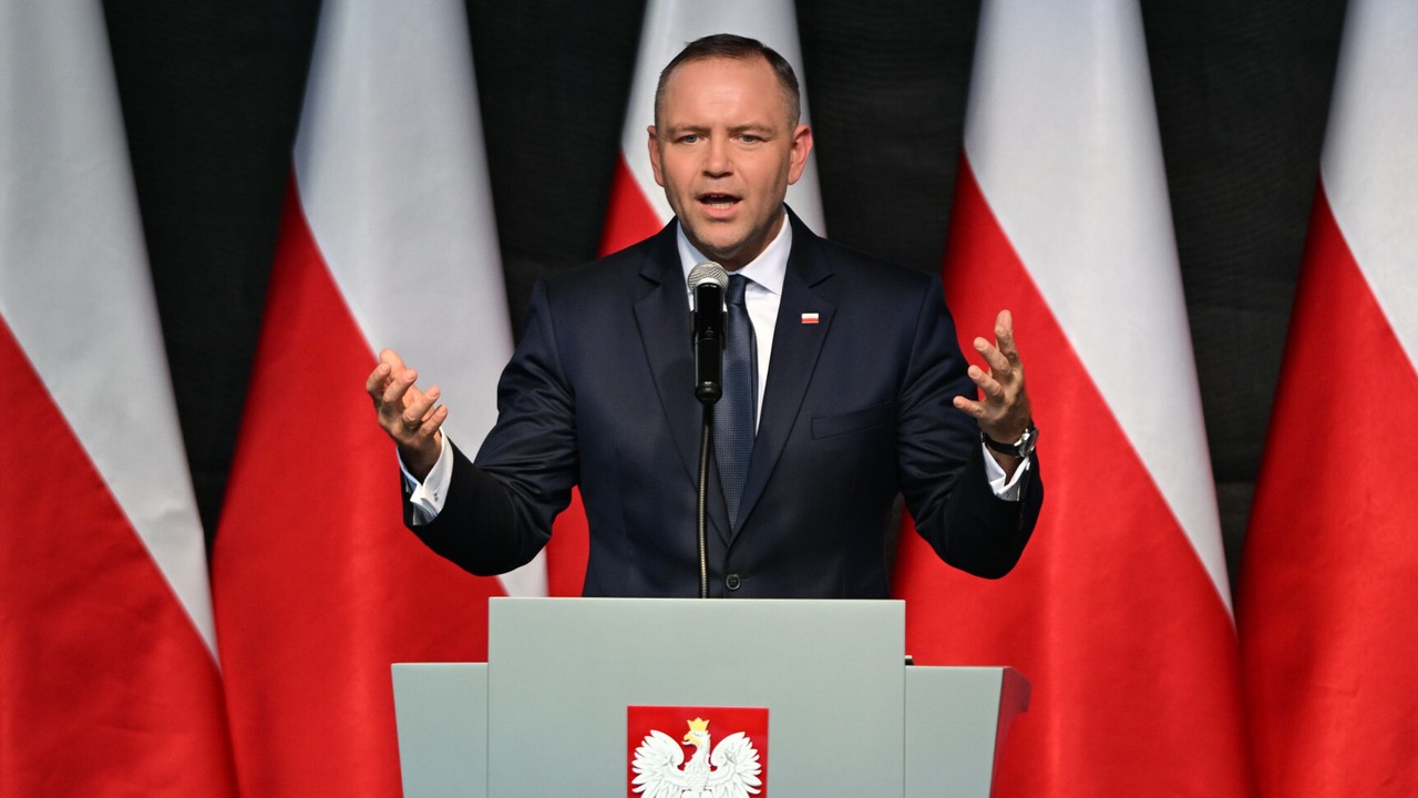 Karol Nawrocki w Wieluniu o reparacjach od Niemiec. "Mamy wiele potrzeb"