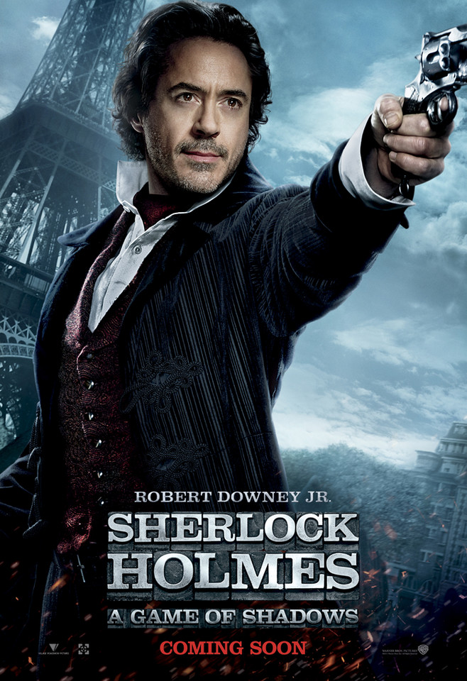 "Sherlock Holmes: Gra cieni" - plakat
