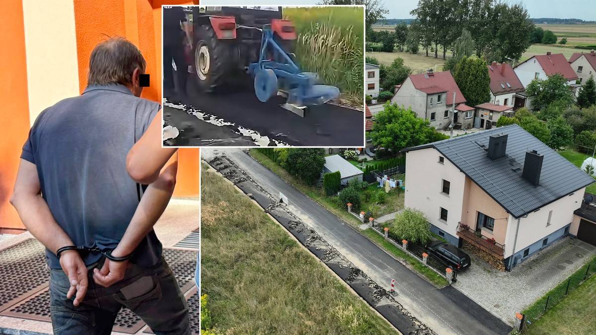 Zaorał asfalt w Gliwicach. Wpłynęło zażalenie na areszt rolnika. Jest jednak problem