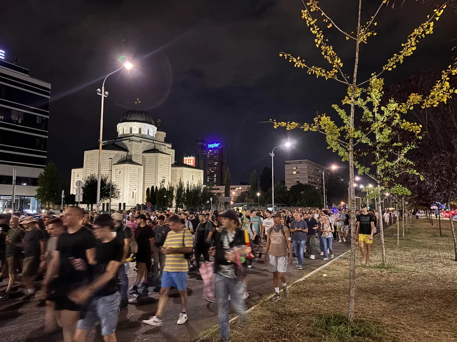 Novi Beograd kolona šetnja