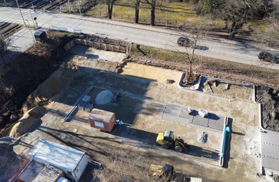 Tak powstaje parking w Leśnicy