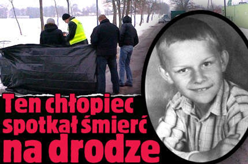 Ten chłopiec spotkał śmierć na drodze