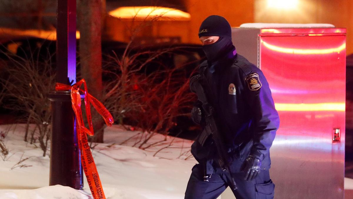 policja Kanada meczet w Quebec City