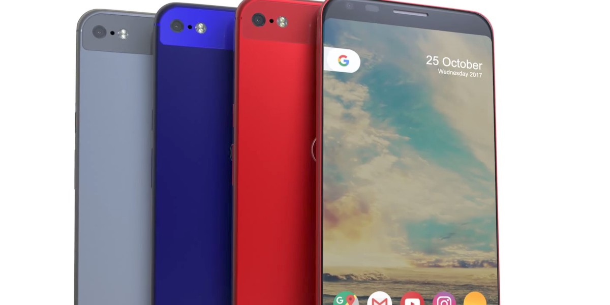 Google Pixel 2 - co wiemy o nowych smartfonach? Zdjęcie poglądowe - wyobrażenie fana