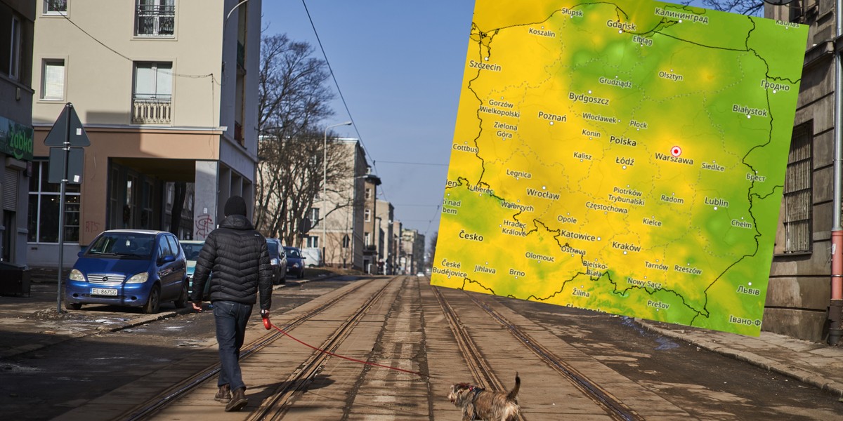 W środę 24 lutego pobity został rekord kilku stacji synoptycznych. Do 26 lutego będzie nam towarzyszyć ciepła masa powietrza, która pozwoli na wzrost temperatury do 15⁰C-18⁰C w południowo-zachodniej części kraju. 